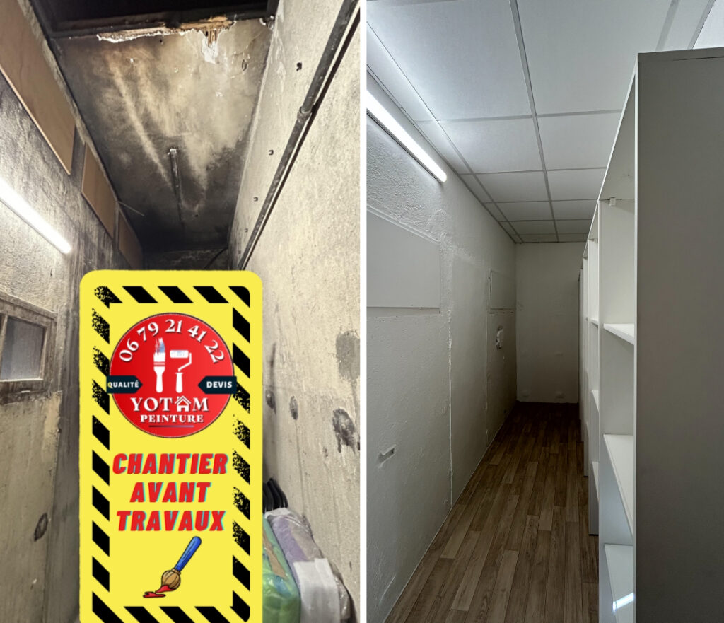chantier avant- après incendie
